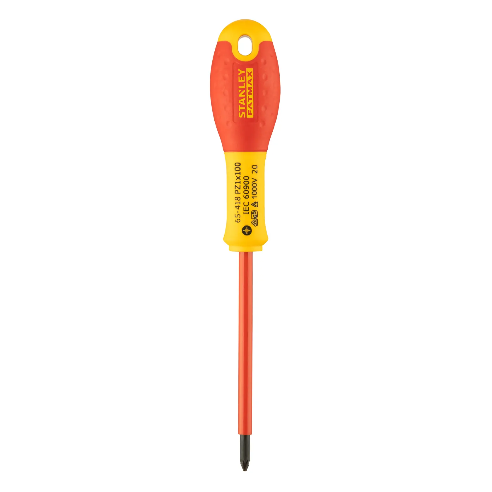 STANLEY FATMAX Insulated Pozidriv PZ1 x 100mm Screwdriver 0-65-418