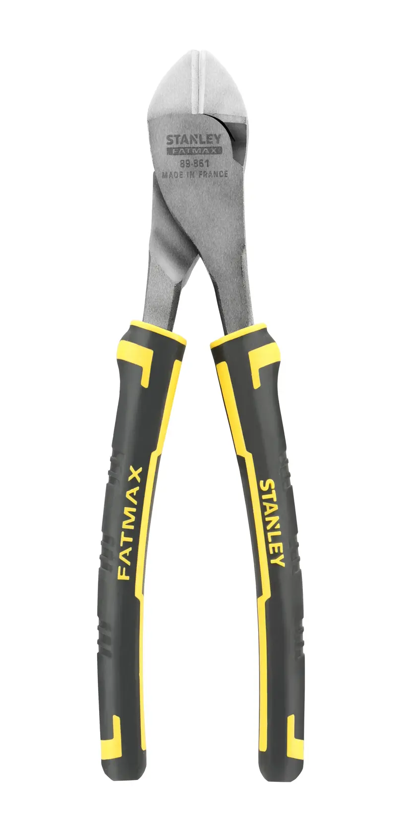 Stanley FatMax diagonal cutting pliers with black and yellow handles, model 0-89-861.
