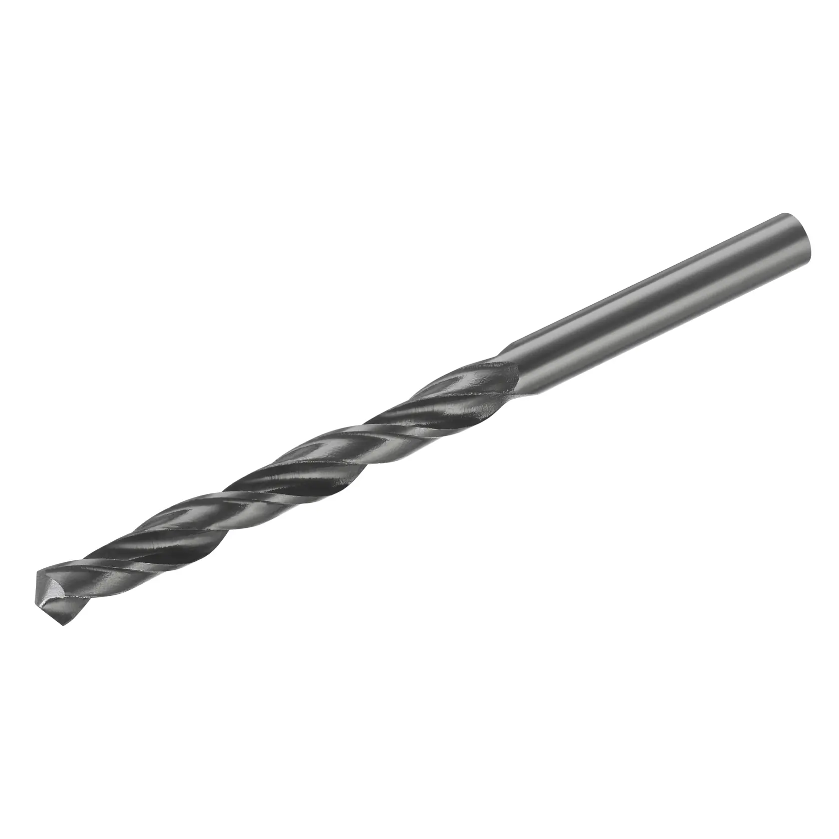 STANLEY STA50070 metal drill bit, cylindrical, silver, product photo on white background.