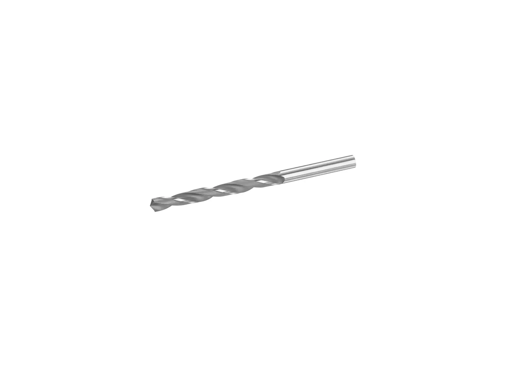 STANLEY STA50716 twist drill bit, silver metal, standard length, side angle on white background.