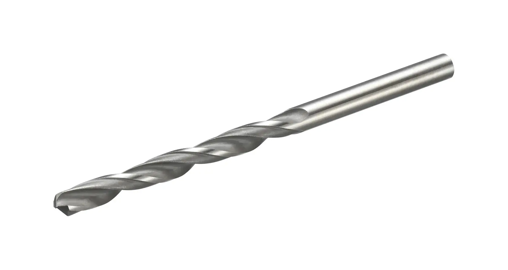 STANLEY STA51048 metal drill bit, side angle view on white background.