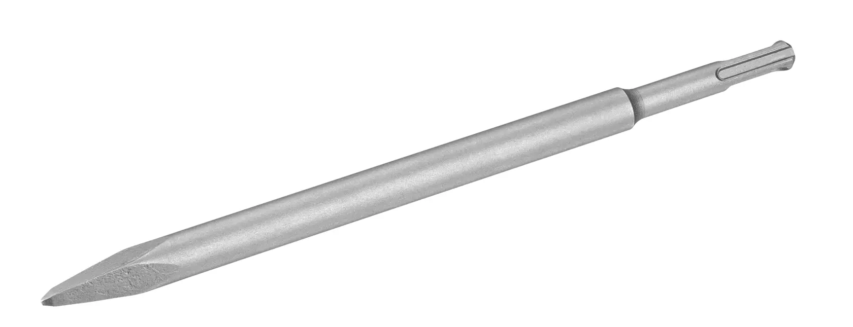 STANLEY STA54402 SDS-Plus pointed chisel photographed on white background.
